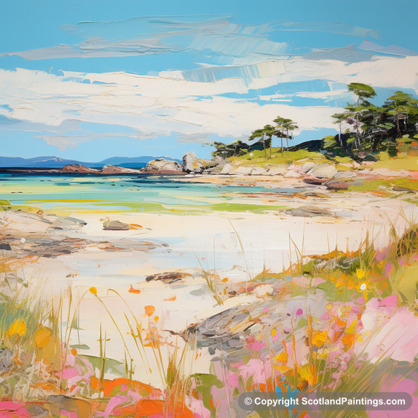 Painting - Arisaig Beach - Scotland in Summer