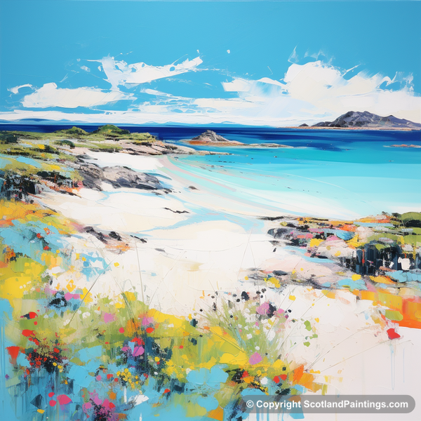 Painting - Arisaig Beach - Scotland in Summer