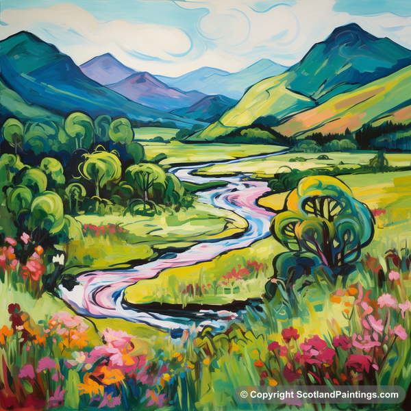 Painting - Glen Orchy - Scotland in Summer