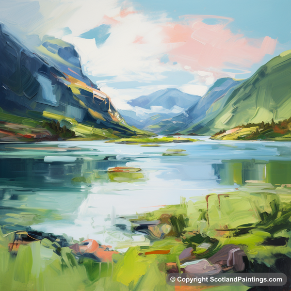 Painting - Loch Shiel - Scotland in Summer