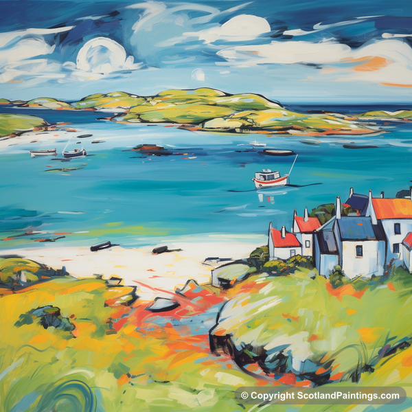 Painting - Isle of Barra - Scotland in Summer