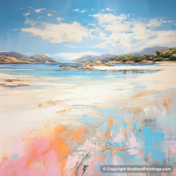 Painting - Silver Sands of Morar - Scotland in Summer