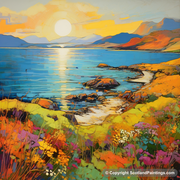 Painting - Isle of Raasay - Scotland in Summer