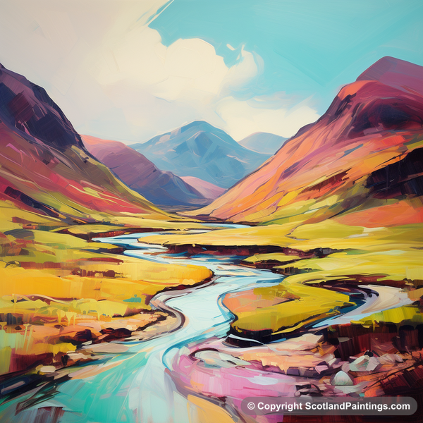 Painting - Glen Coe - Scotland in Summer