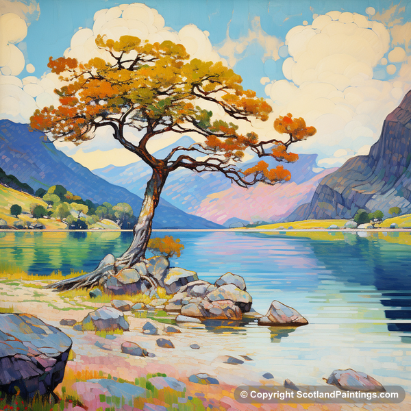 Painting - Loch Maree - Scotland in Summer