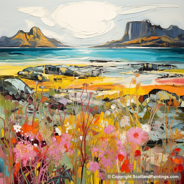 Painting - Isle of Eigg - Scotland in Summer