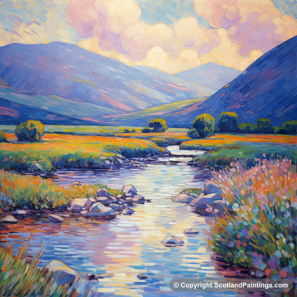 Painting - River Spean - Scotland in Summer