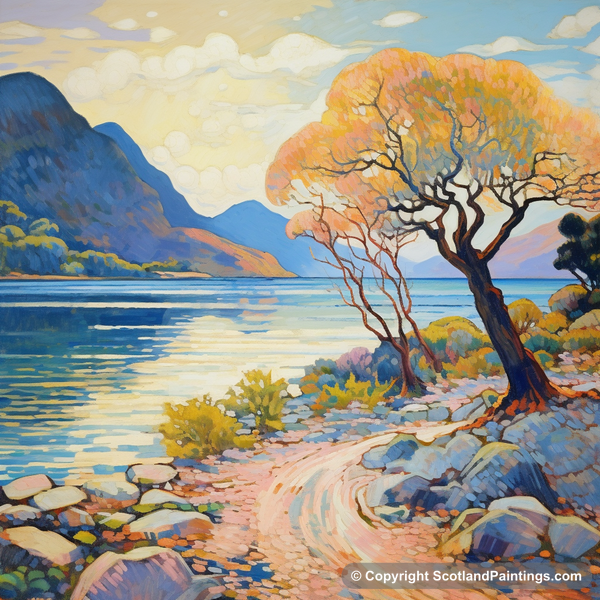 Painting - Loch Maree - Scotland in Summer