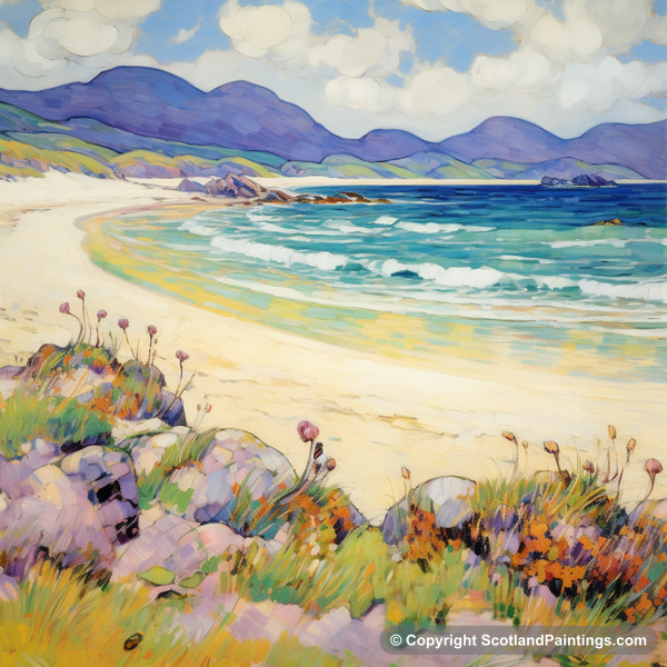 Painting - Seilebost Beach - Scotland in Summer