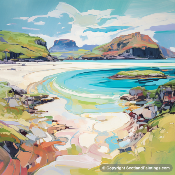 Painting - Calgary Bay - Scotland in Summer