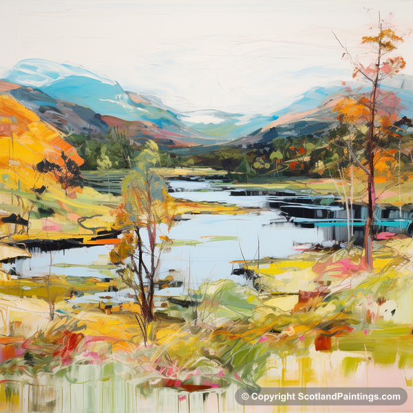 Painting - Glen Affric - Scotland in Summer