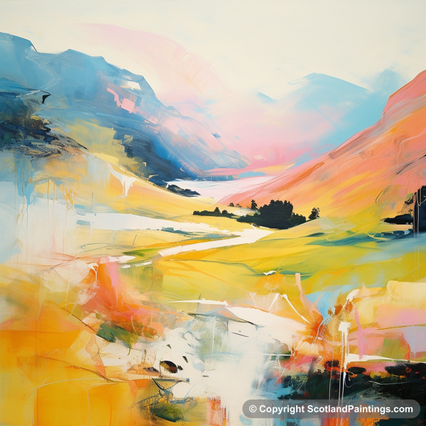 Painting - Glen Shiel - Scotland in Summer