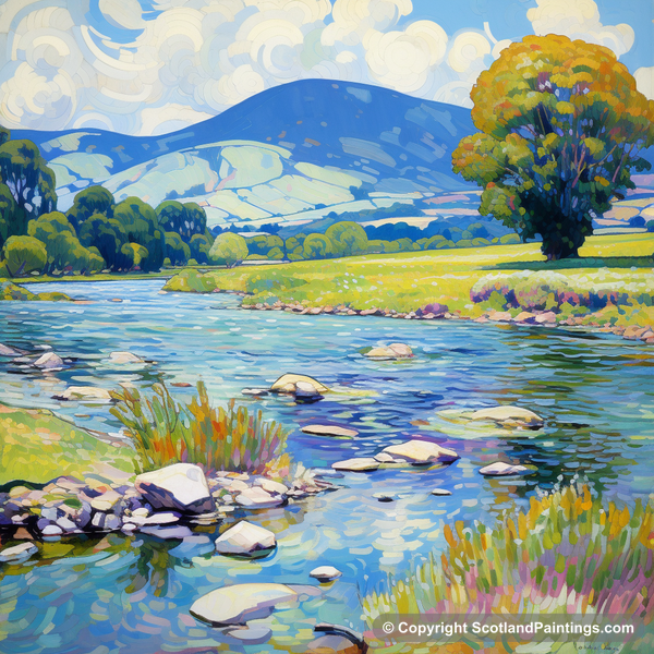 Painting - River Orchy - Scotland in Summer