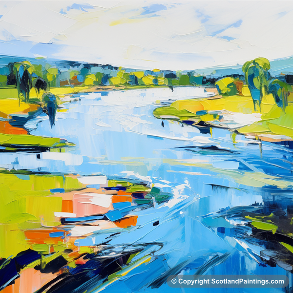 Painting - River Ness - Scotland in Summer