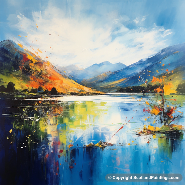 Painting - Loch Earn - Scotland in Summer