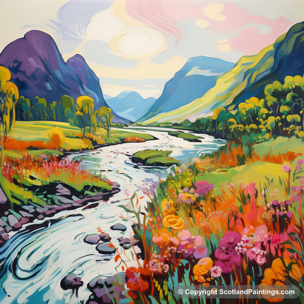 Painting - River Coe - Scotland in Summer