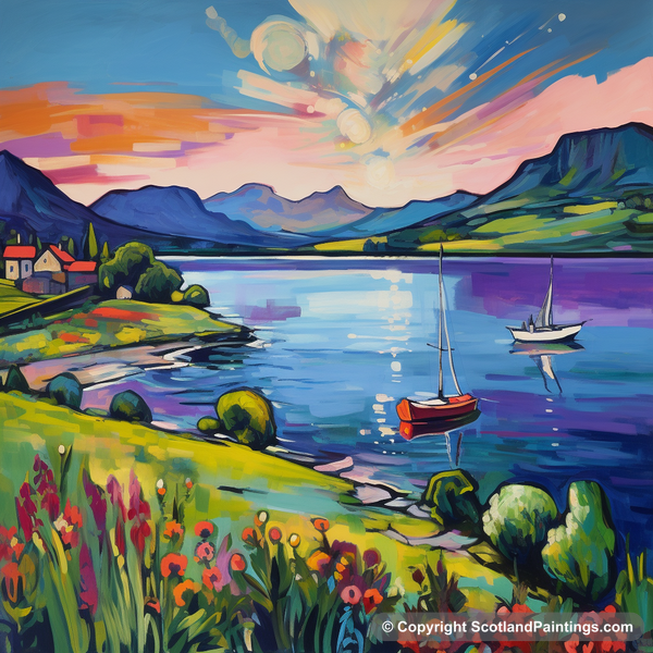 Painting - Loch Leven - Scotland in Summer