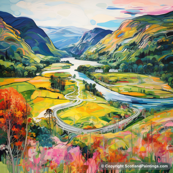 Painting - Glenfinnan - Scotland in Summer