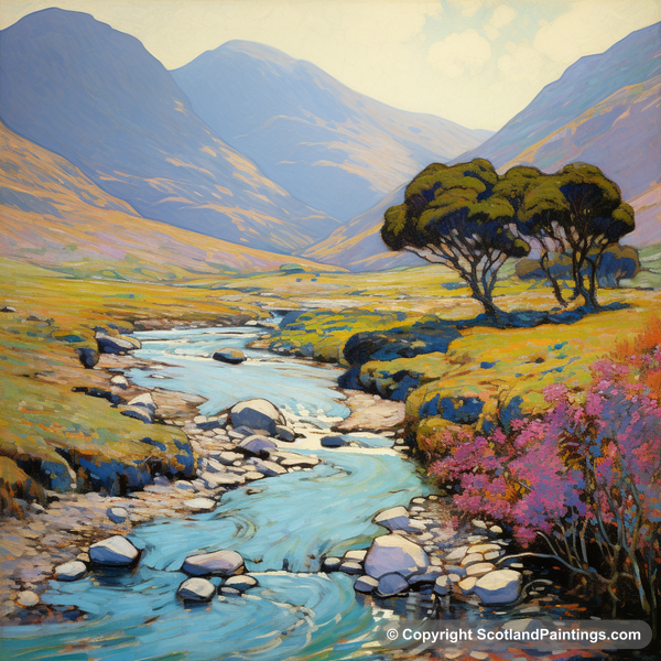 Painting - Glen Shiel - Scotland in Summer