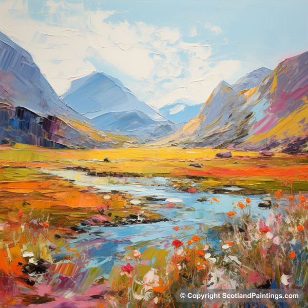 Painting - Glen Coe - Scotland in Summer