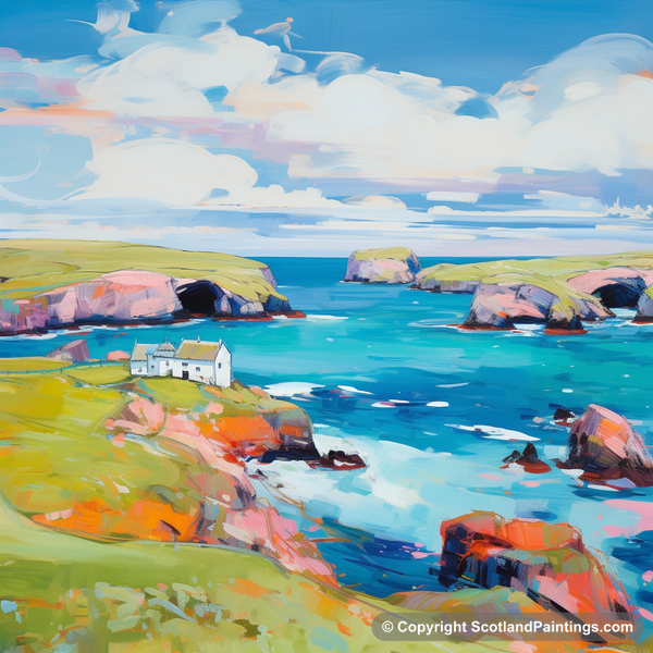 Painting - Shetland - Scotland in Summer