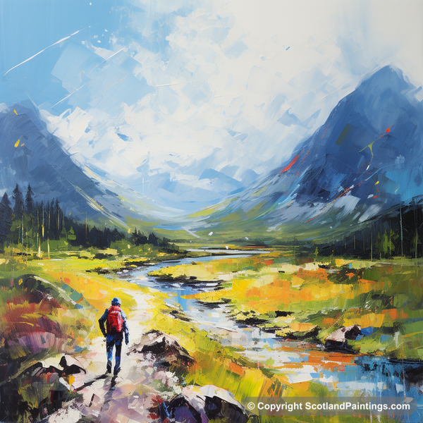 Painting - Glencoe - Scotland in Summer