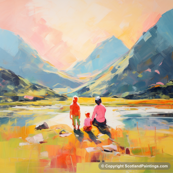 Painting - Glencoe - Scotland in Summer