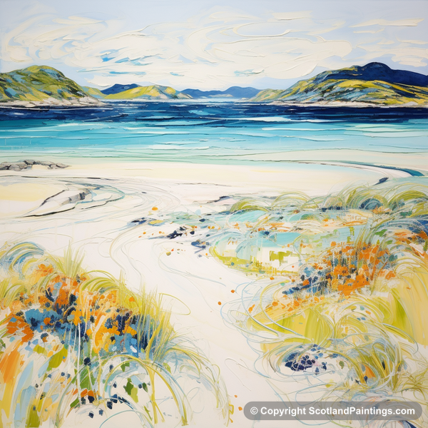 Painting - Silver Sands of Morar - Scotland in Summer