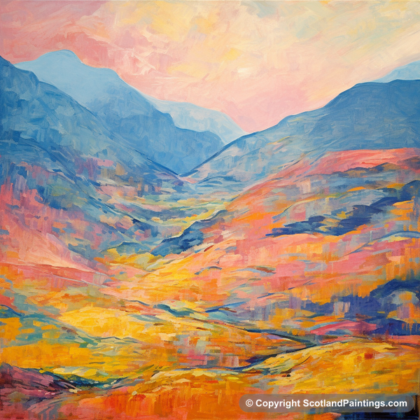 Painting - Glen Shiel - Scotland in Summer