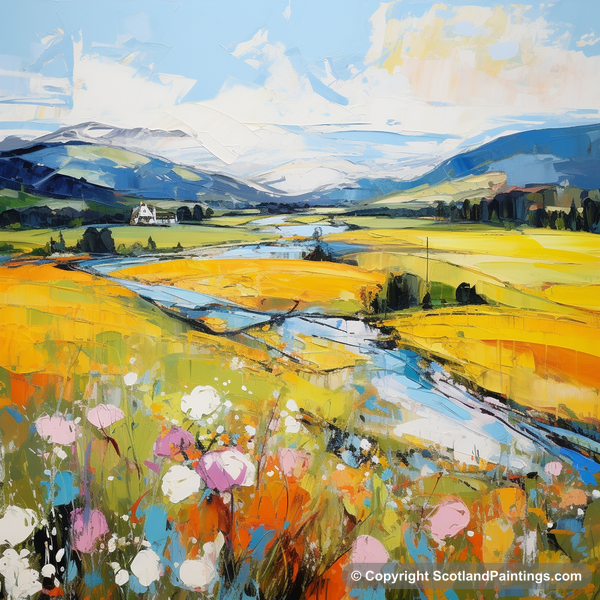 Painting - Glendevon - Scotland in Summer