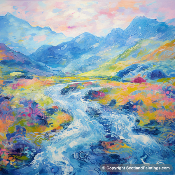 Painting - Glen Feshie - Scotland in Summer