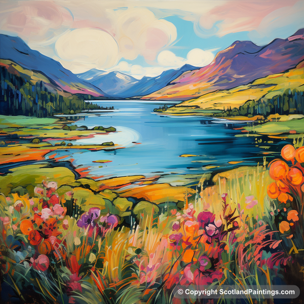 Painting - Loch Shiel - Scotland in Summer