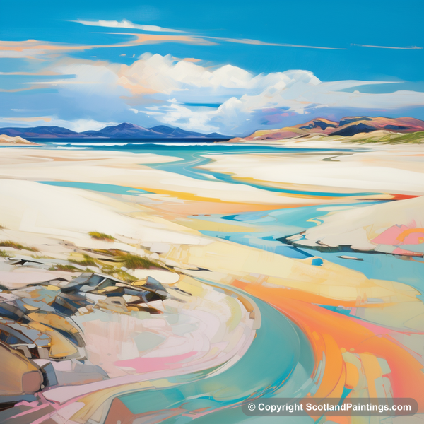 Painting - Luskentyre Sands - Scotland in Summer