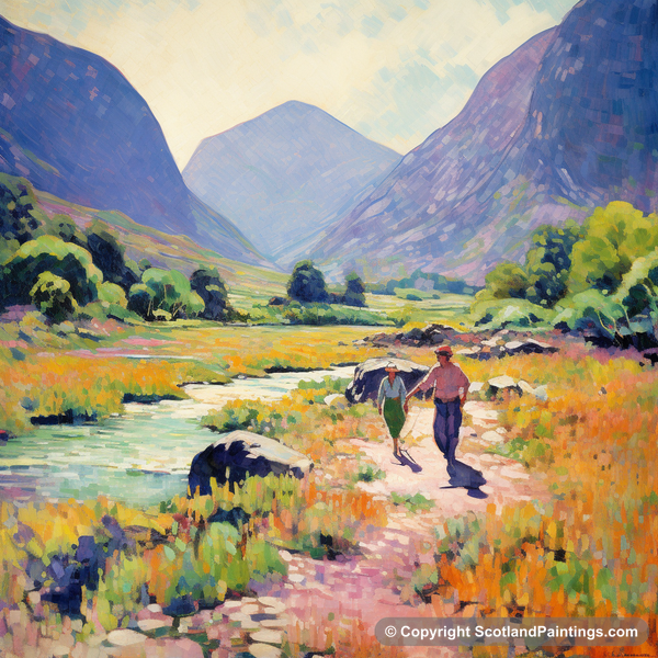 Painting - Glencoe - Scotland in Summer