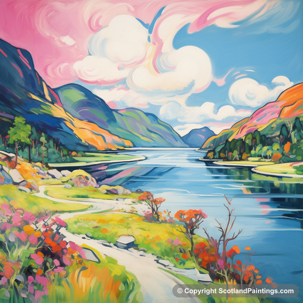 Painting - Loch Shiel - Scotland in Summer