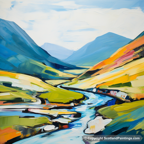 Painting - Glen Shiel - Scotland in Summer