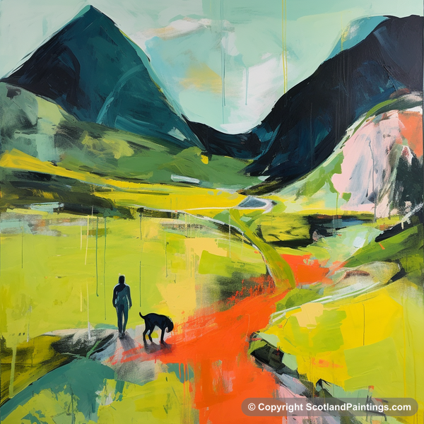 Painting - Glencoe - Scotland in Summer