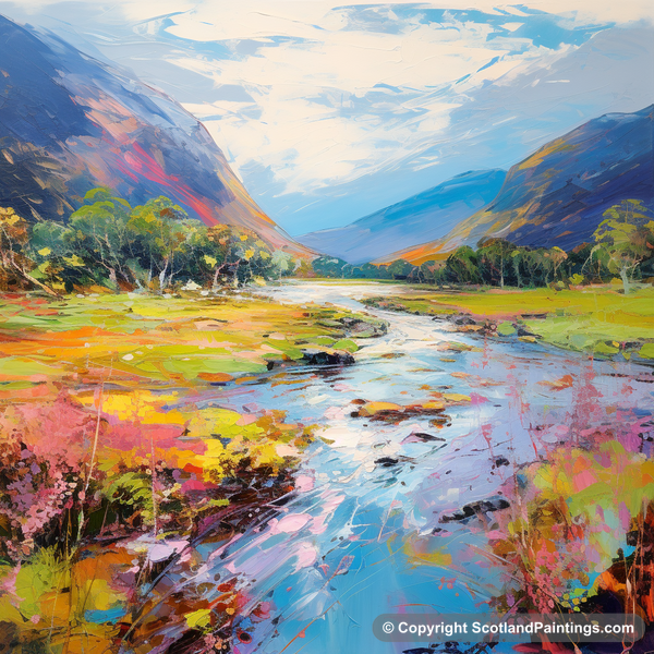 Painting - River Coe - Scotland in Summer