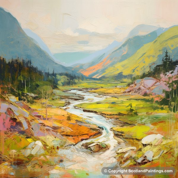 Painting - Glen Garry - Scotland in Summer