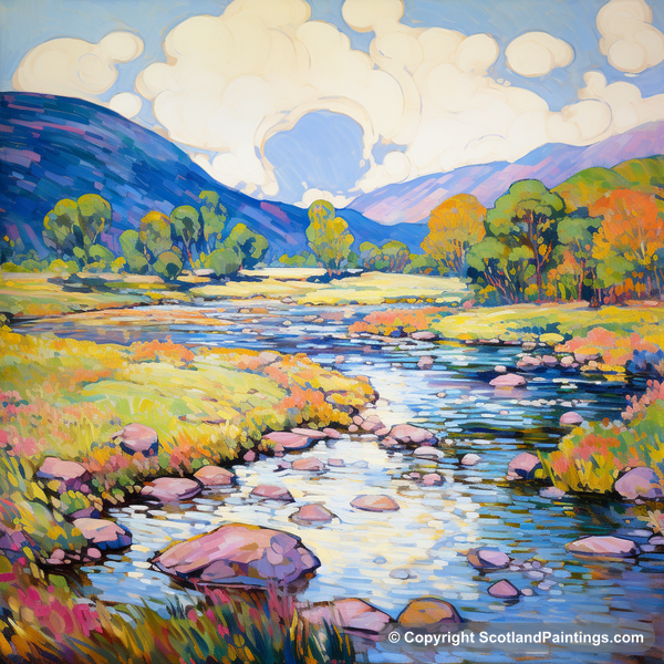 Painting - Glen Esk - Scotland in Summer