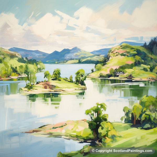 Painting - Loch Katrine - Scotland in Summer