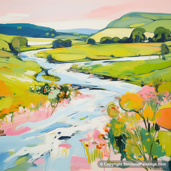 Painting - River Deveron - Scotland in Summer