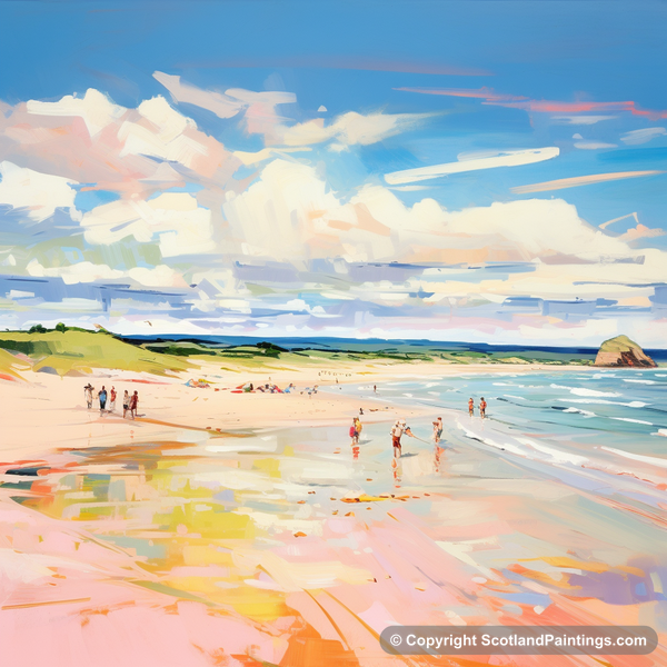 Painting - Gullane Beach - Scotland in Summer