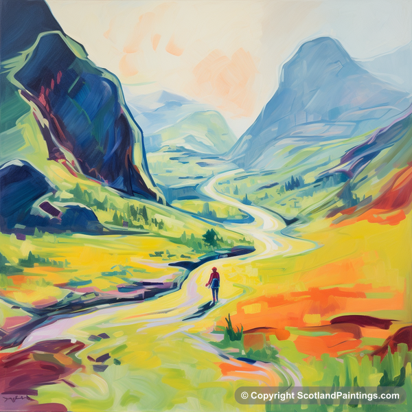 Painting - Glencoe - Scotland in Summer