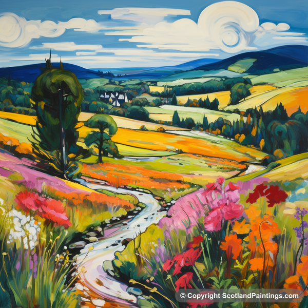 Painting - Glen Tanar - Scotland in Summer