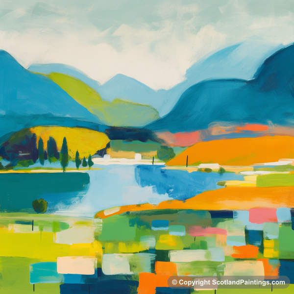 Painting - Loch Voil - Scotland in Summer