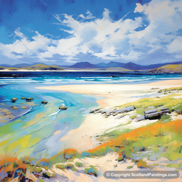 Painting - Scarista Beach - Scotland in Summer