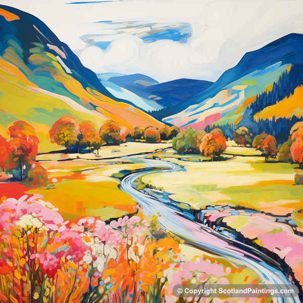 Painting - Glen Lyon - Scotland in Summer