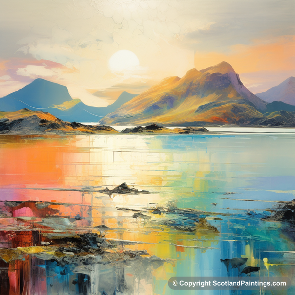 Painting - Isle of Rum - Scotland in Summer