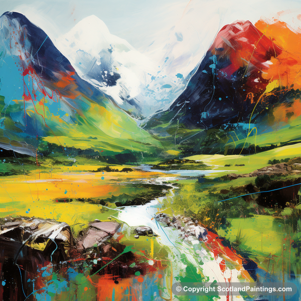 Painting - Glen Nevis - Scotland in Summer